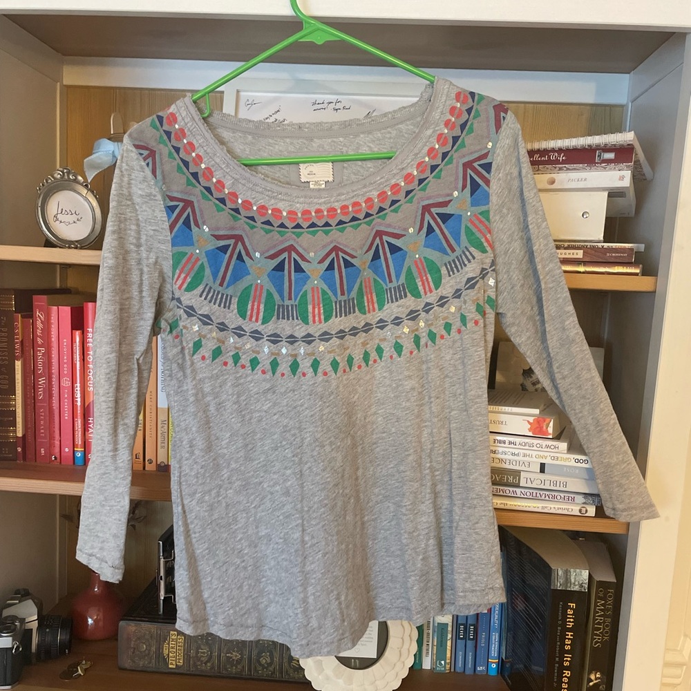 Anthropologie 9-Hi5 STCL Top